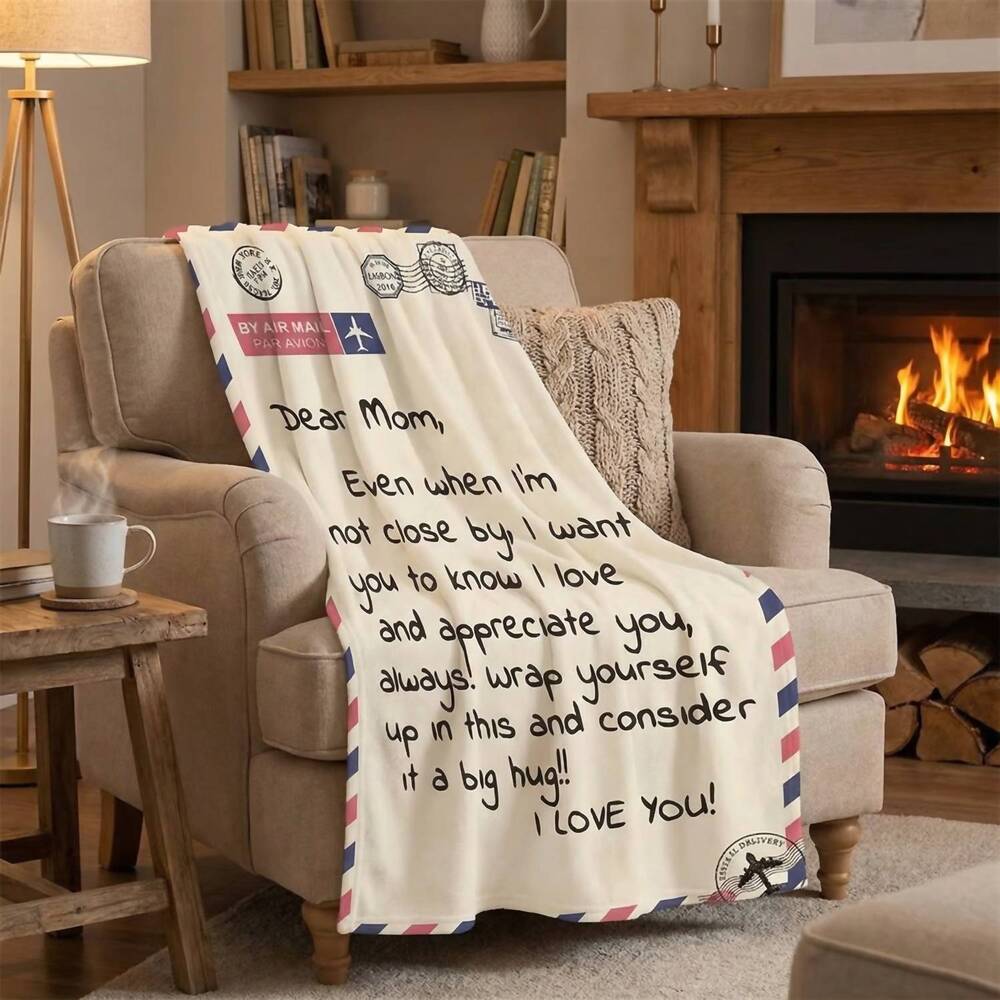 NEW JULIA ROSE women's dear mom blanket in multicolor